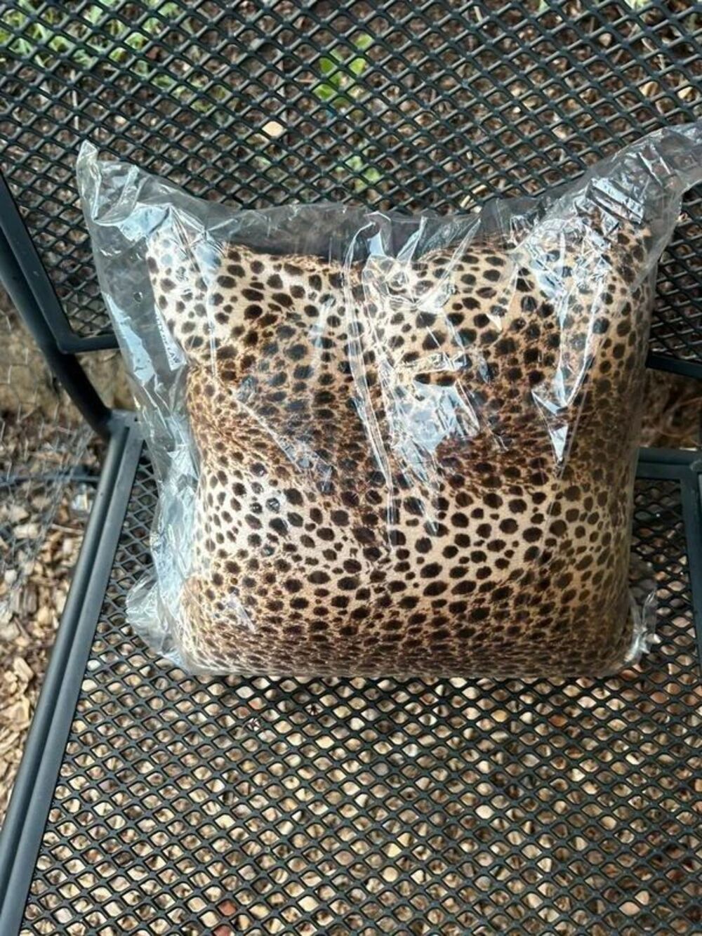 Leopard Animal Print Square Decorative Throw Accent